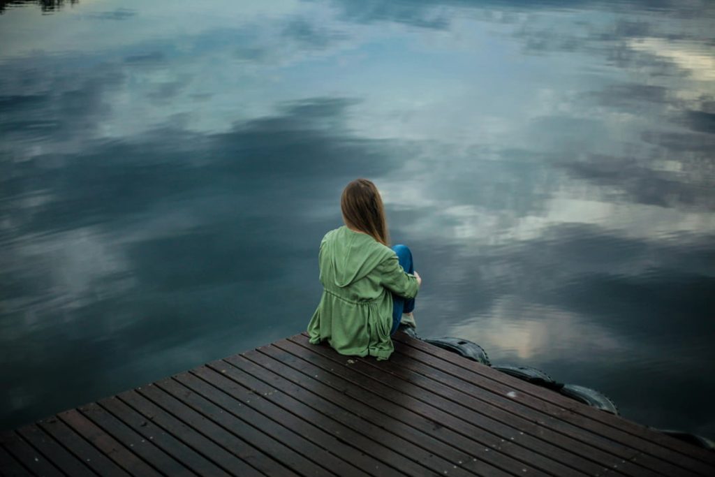 girl on a dock